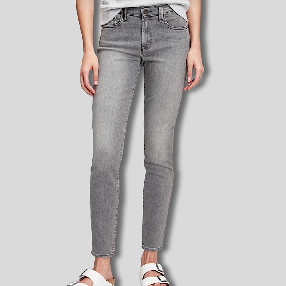 GAP Vintage Slim Mid Rise Jeans. Gray Wash. Size 10. NWOT. - Picture 7 of 7